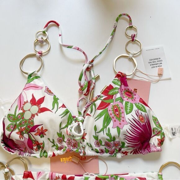 CULT GAIA Set Zoey Top & Bottom Bikini in Size XL - Picture 4 of 9